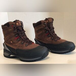 Wenger Swiss Army Yeti Brown Waterproof Leather Thinsulate Mens Boots Sz 11 NEW